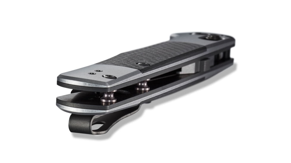 Benchmade Fact Auto Axis Automatic Folding Knife, 3.95in, CPM-S90V Super Premium Stainless Steel, Spear Point Blade, Carbon Fiber, Carbon/Silver Handle, 4170BK