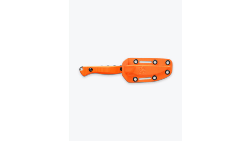 Benchmade Flyway Fixed Blade Knife, 2.7in, CPM-154 Stainless Steel, Straight Back Blade, G10, Orange Handle, 15700