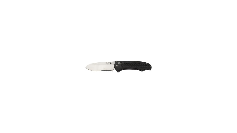 Benchmade 111H2O Folding Dive Knife, Combo Edge, Black Handle 111SH2O-BLK