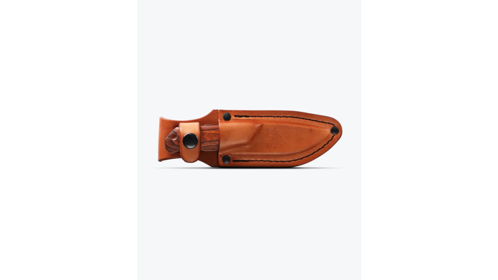 Benchmade Hidden Canyon Hunter Fixed Blade Knife, 2.79in, CPM-S30V Stainless Steel, Drop Point Blade, Laminated Wood Handle, Wood, 15017