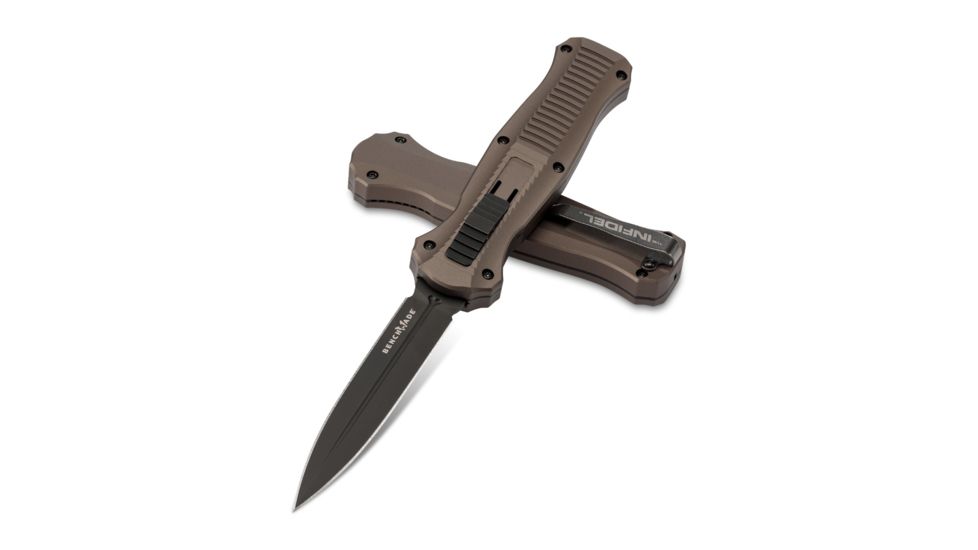 Benchmade Limited Infidel Folding Knive, 3.91in, CPM-S30V Steel, Burnt Bronze Anodize Handle 3300BK-1901