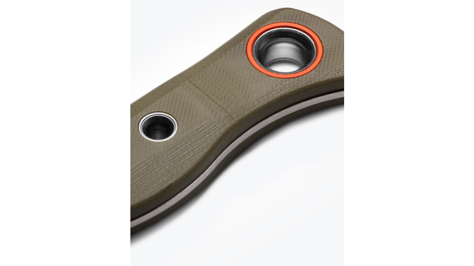 Benchmade Meatcrafter Kitchen Knife, 6.09in, CPM S45VN, Trailing Point Blade, G10, OD Green Handle, 15500-3