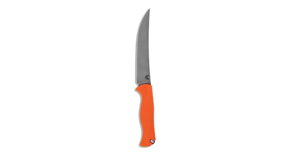 Benchmade Meatcrafter MLD Fixed Blade Kitchen Knife, 6.08in CPM-154 Trailing Point Blade, Santoprene Handle, 15500