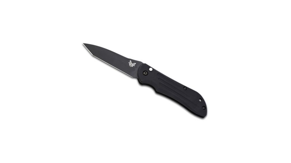 Benchmade Mini-Auto Stryker Folding Knife, Plain Edge, BK1 Blade 9500BK
