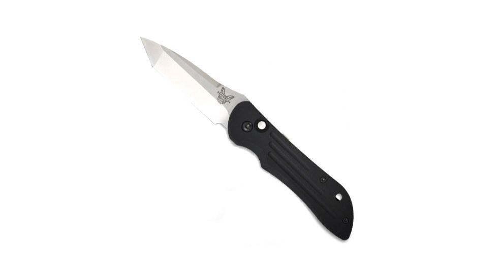 Benchmade Mini-Auto Stryker Folding Knife, Plain Edge, Satin Blade 9500
