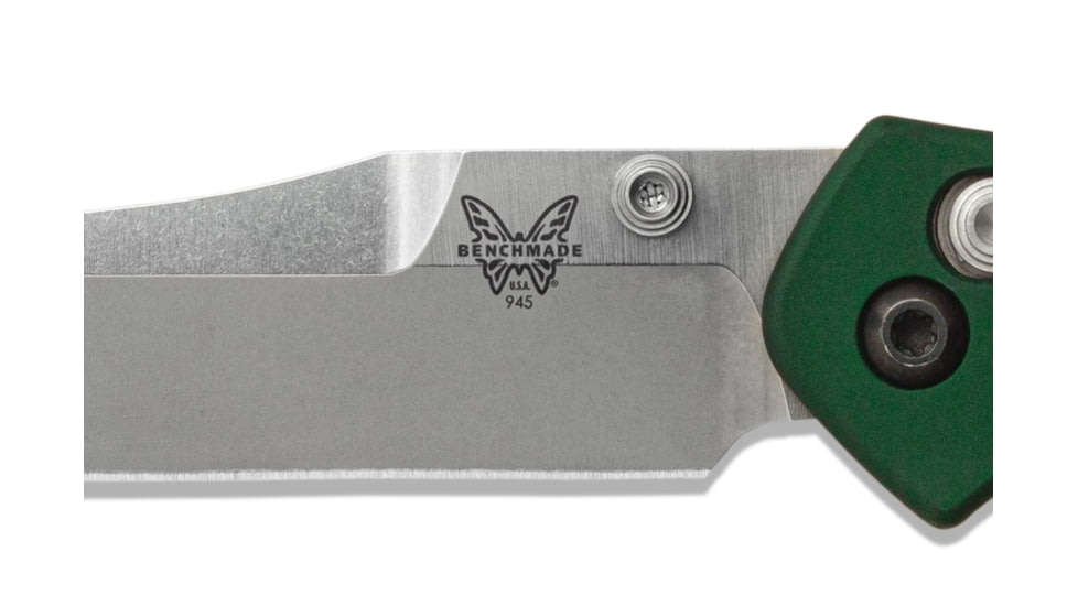 Benchmade Mini Osborne Axis Folding Knife, 2.92in CPM-S30V Stainless Steel Reverse Tanto Blade, 6061-T6 Billet aluminum Handle, 945