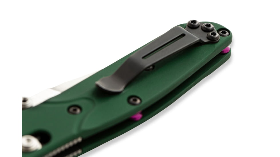 Benchmade Mini Osborne Axis Folding Knife, 2.92in CPM-S30V Stainless Steel Reverse Tanto Blade, 6061-T6 Billet aluminum Handle, 945