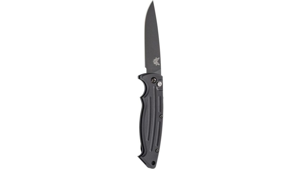 Benchmade Mini Reflex, Auto, Plain Edge, Black Blade Knife 2551BK