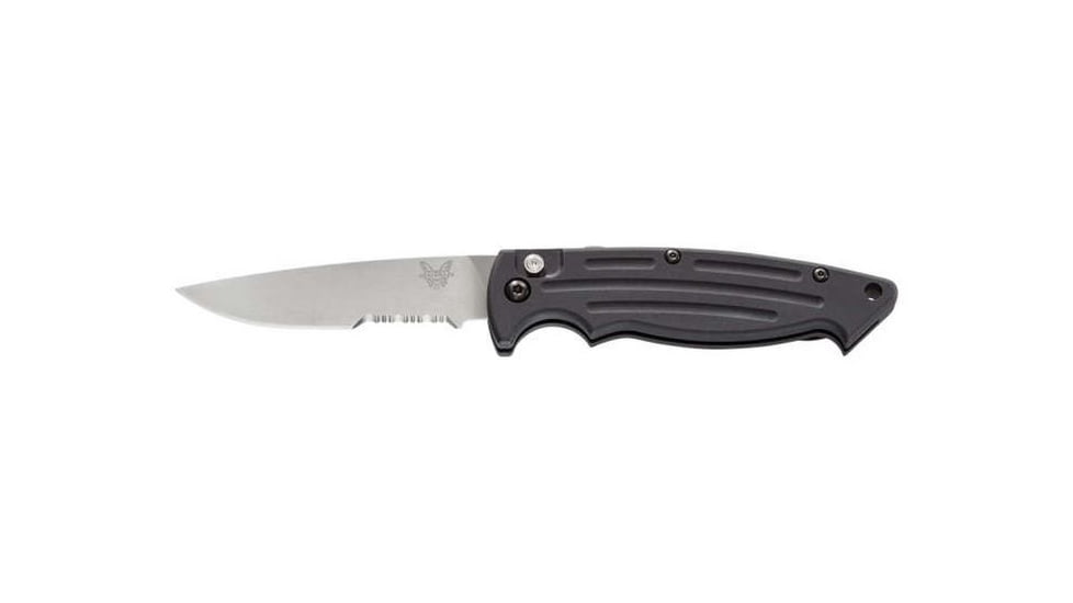 Benchmade Mini Reflex, Auto, Serrated Blade, Satin Blade, Knife 2551S