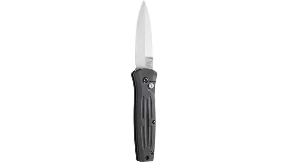 Benchmade Mini Stimulus, Auto, Plain Edge, Satin Blade Knife 3551