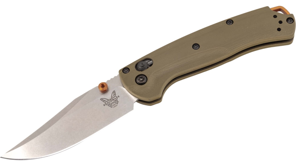 Benchmade Mini Taggedout, Axis Clip Point Knives, OD Green, 15534