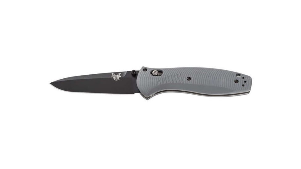Benchmade Osborne,Barrage Dr Pt,Axs,Asst, Plain Edge Black Blade, Drop-point, Knife 580BK-2