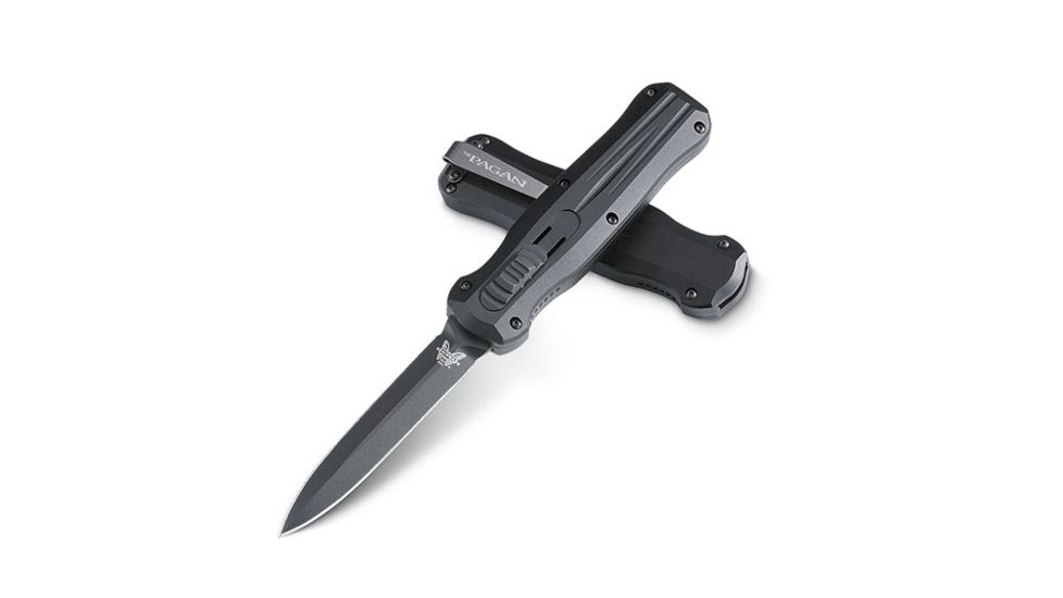 Benchmade Pagan Automatic Knife with Black Coated Blade 3320BK
