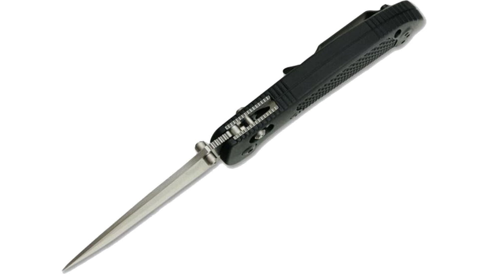 Benchmade Pardue Grip Folding Knife, Axs, Stud, 3.45in, CPM-S30V Stainless Steel, Drop Point Blade, Nylon, Black Handle, 551-S30V