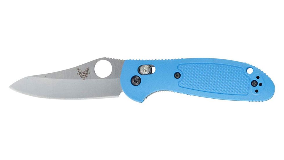 Benchmade Pardue, Mini Grip Folding, Fine Edge Knife 555HG-BLUE
