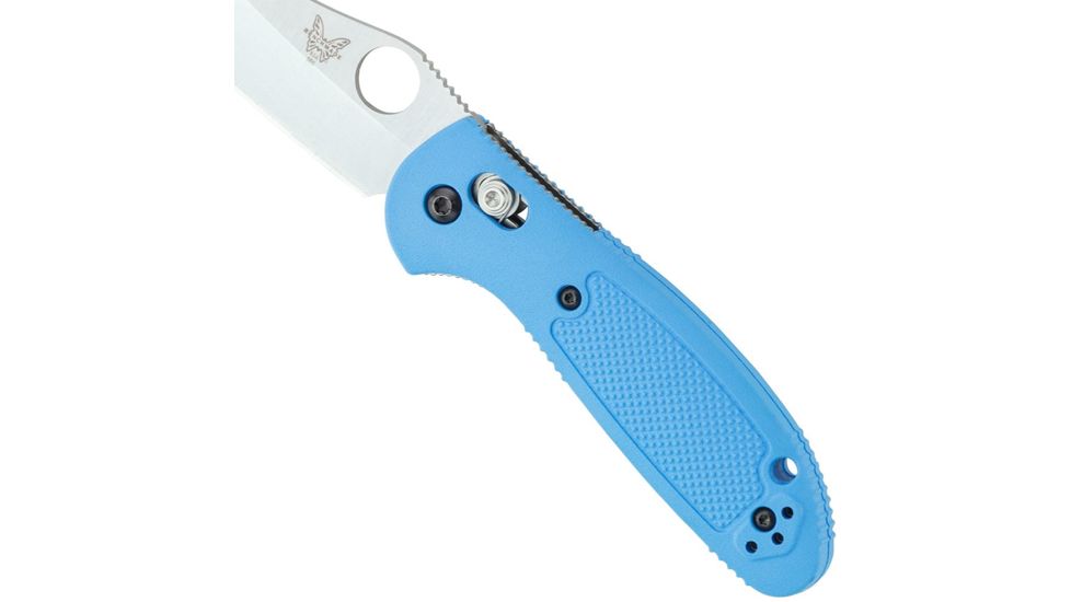 Benchmade Pardue, Mini Grip Folding, Fine Edge Knife 555HG-BLUE