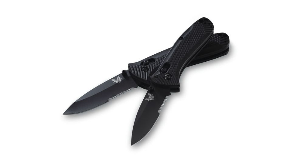 Benchmade Pardue,Mini Presidio Ultra, ComboEdge/ BT2 Coated Blade, Clam Pack 527SBKCP