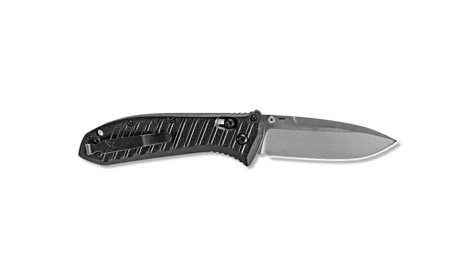 Benchmade Presidio II Folding Knife, 3.72in, CPM-S30V Stainless Steel, Drop Point Blade, molded CF-Elite, Black Handle, 570-1