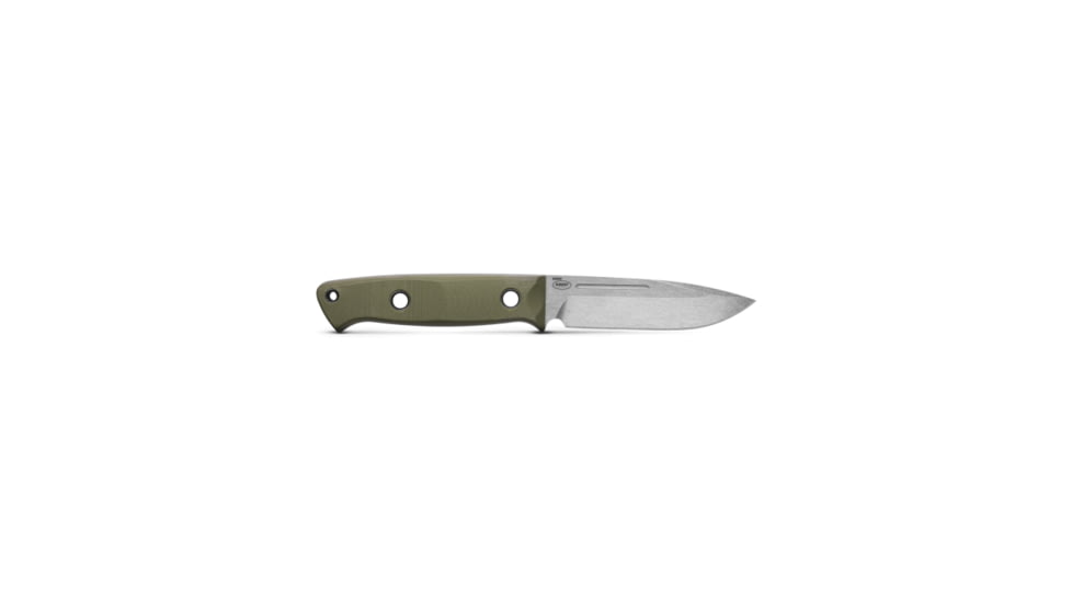 Benchmade Sibert Bushcrafter Fixed Blade Knife, 4.38in, CPM-S30V Premium Stainless Steel, Drop Point, G10, Green, 163-1
