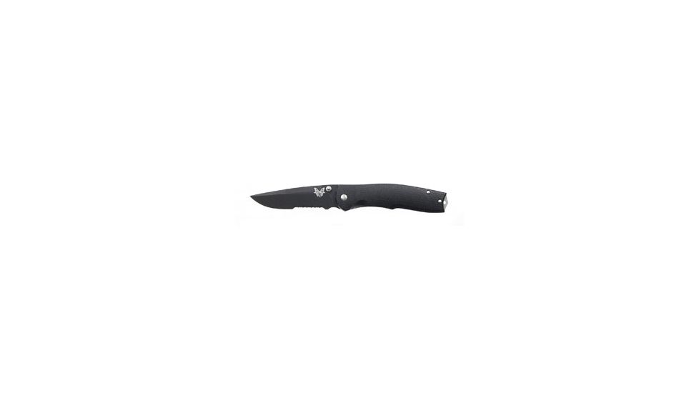 Benchmade 890 Torrent Knife by Steigerwalt Design w/ Combo Edge BK1 Blade &amp; Black Handle 890SBK