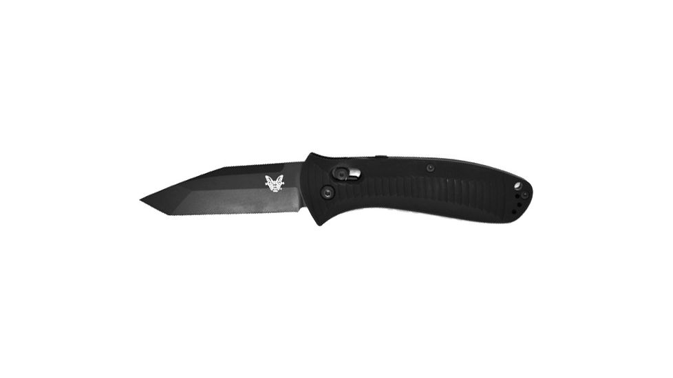 Benchmade Auto Presidio Tanto Folding Knife, Plain Edge, BK1 Blade 5300BK