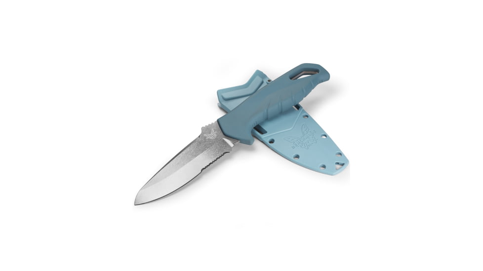 Benchmade Undercurrent Fixed Blade Knife, 4.32in,CPM-MagnaCut, Depth Blue, 18040S