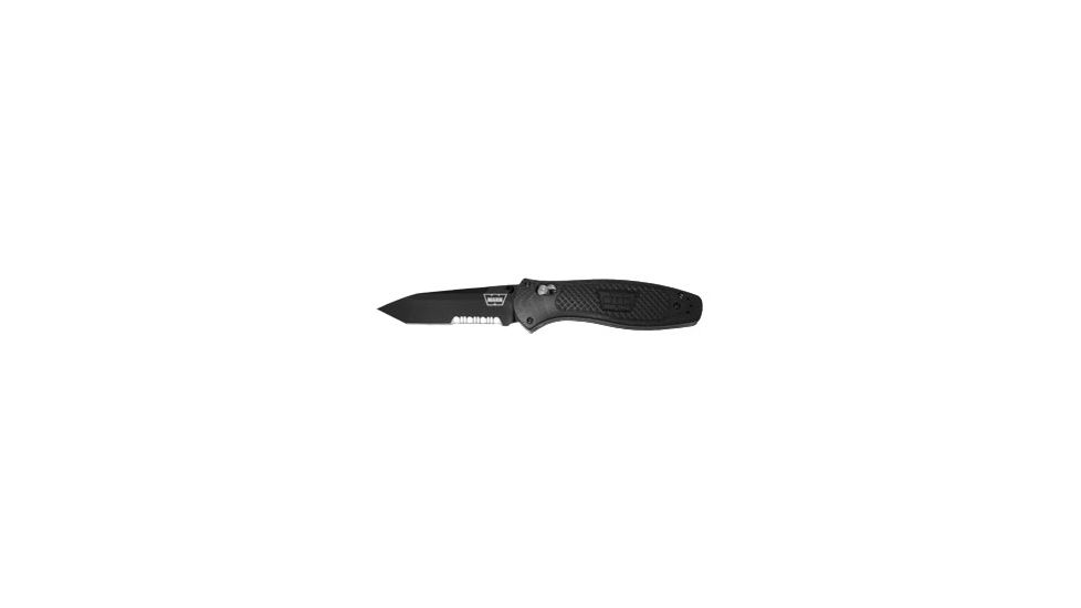 Benchmade Warn Barrage Folding Tanto Knife, Combo Edge, BK1 Blade 583SBK-1