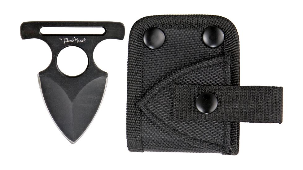 Benchmark Push Dagger Fixed Knife, double edge spear Point Blade BMK030