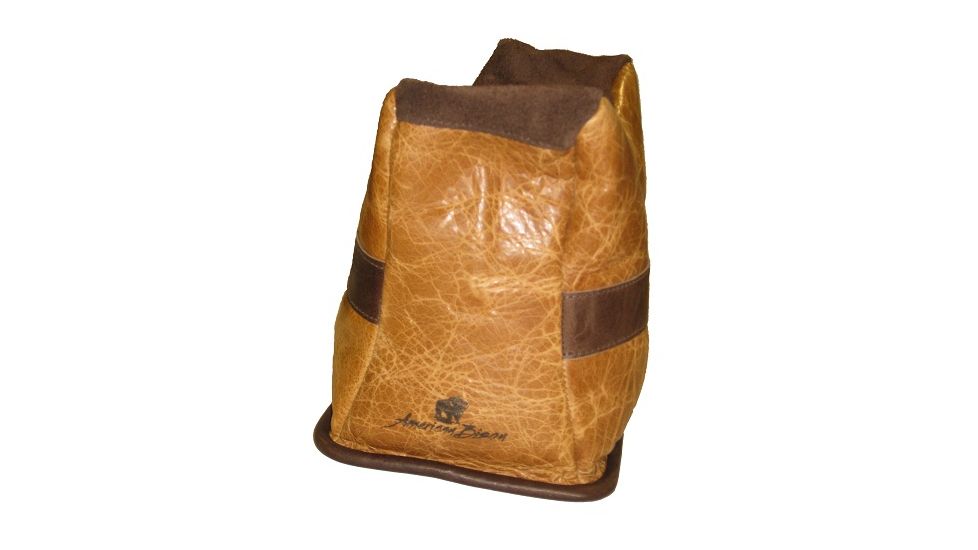 Benchmaster Riflerest American Bison Riflerest, Filled, Light Leather, Large BM-BBLF