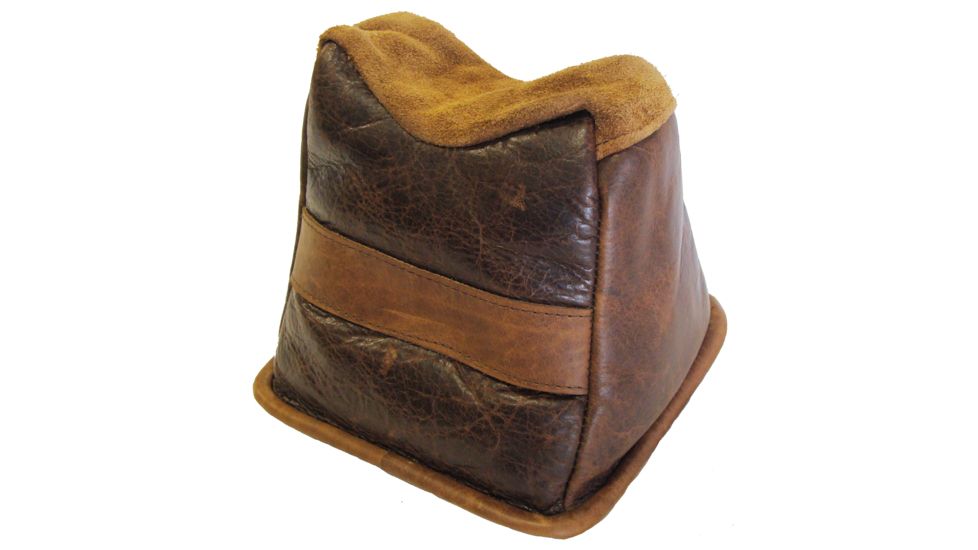 Benchmaster Riflerest American Bison Riflerest, Filled, Dark Leather, Med BM-BBMF-D