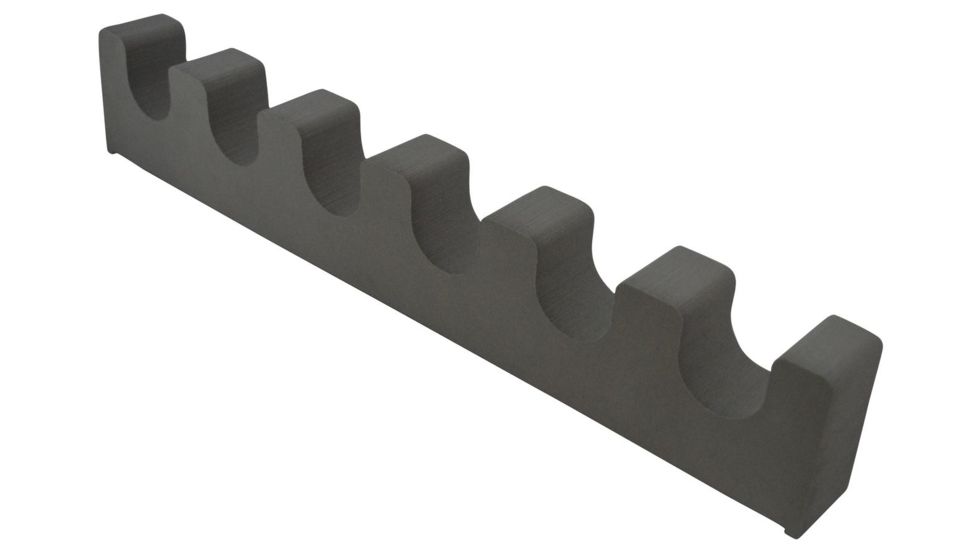 BenchMaster Rifle Rest Six Gun Barrel Rest, Black &amp; Gray BMWRBR6