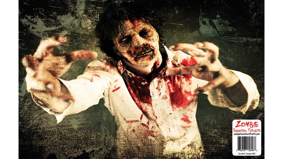 BenchMaster Zombie Shooting Targets - Bloody Teeth - 10 pack ZST-06Z