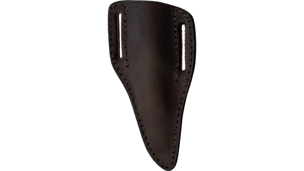 Benjamin Fixed Blade Skinner Knife, 8in Overall, 3.75in, Stainless Steel, Mirror Blade, Sculpted Walnut Handle, Leather Sheath, BK-A035