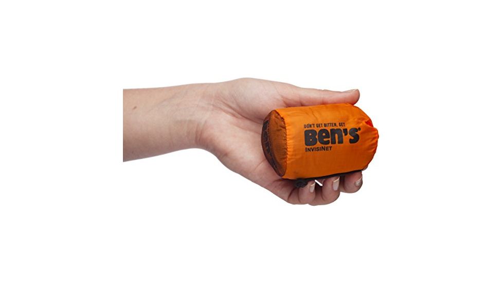Ben's Ben's InvisiNet XTRA w/ Insect Shield, Orange, 0006-7202