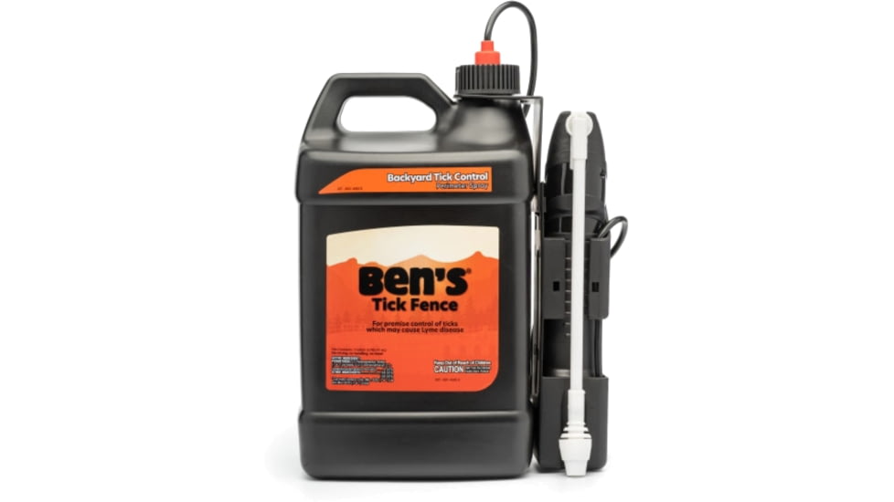 Bens Tick Fence Repellent, 1Gal, Orange, 0006-7340