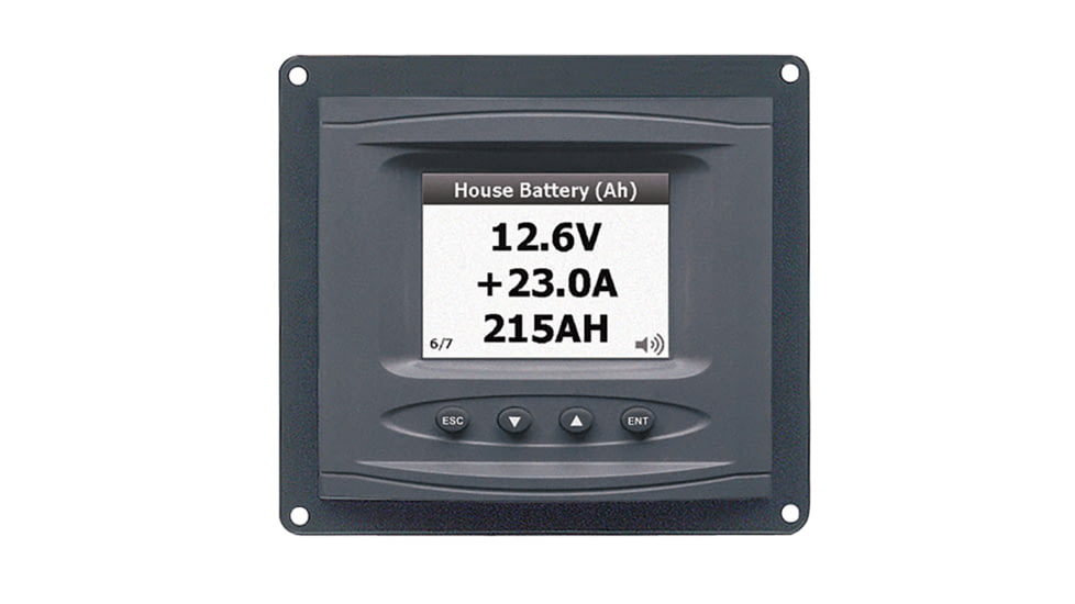 BEP Marine Panel Mounted DC Systems Monitor