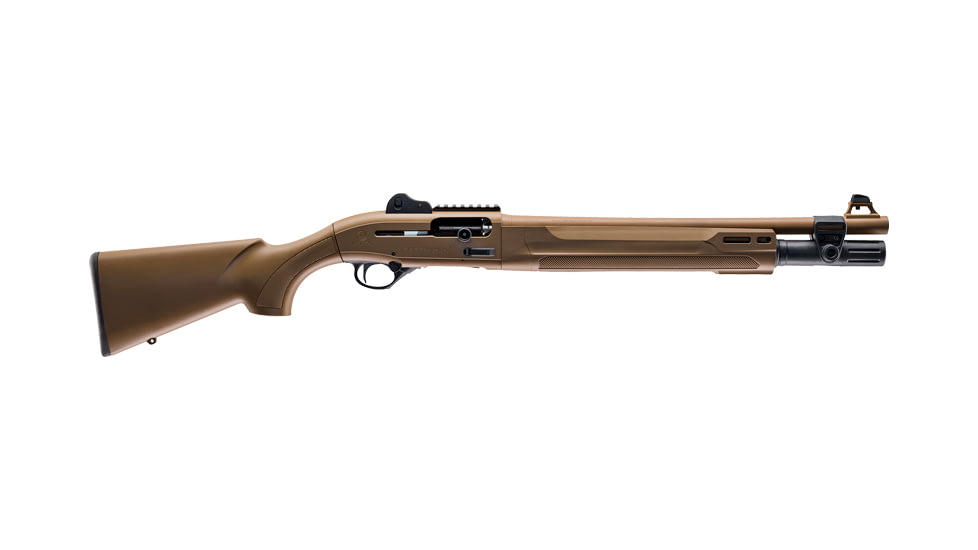 Beretta 1301 Tac C Mod2 3in Tactical Semi-Auto Shotgun, 12 Gauge, 18.5in BBL, Synthetic FDE Stock, Fiber Optic Front Sight, 7+1 Capacity, FDE, J131M2CTT187F