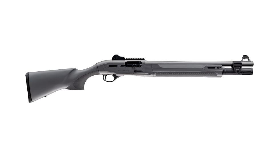 Beretta 1301 Tac C Mod2 3in Tactical Semi-Auto Shotgun, 12 Gauge, 18.5in BBL, Synthetic Gray Stock, Fiber Optic Front Sight, 7+1 Capacity, Grey, J131M2CTT187GR