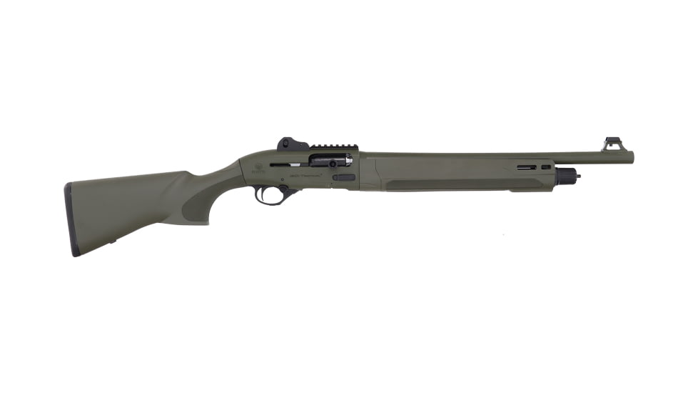 Beretta 1301 Tac C Mod2 3in Tactical Semi-Auto Shotgun, 12 Gauge, 18.5in BBL, Synthetic Od Green Stock, Fiber Optic Front Sight, 5+1 Capacity, Green, J131M2CTT18G