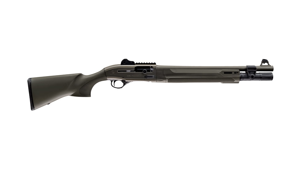 Beretta 1301 Tac C Mod2 3in Tactical Semi-Auto Shotgun, 12 Gauge, 18.5in BBL, Synthetic Od Green Stock, Fiber Optic Front Sight, 7+1 Capacity, Green, J131M2CTT187G