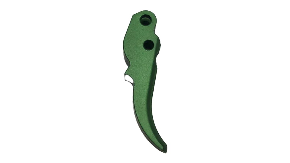 Beretta 92 Series Aluminum Pistol Trigger, Curved, Green, C5K837