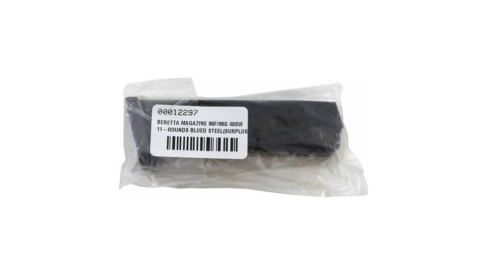 Beretta 96F/96G .40S&amp;W 11 Rounds Pistol Magazine, Blued Steel, 11, 00012297