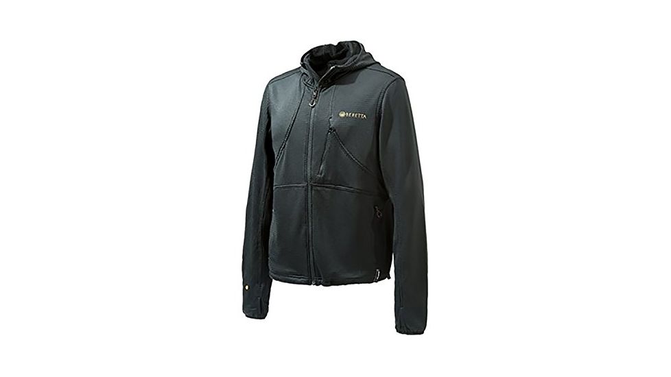 Beretta Active Performance Hoody Fleece Jacket - Men's, Black, Extra Large, P3131T06560999XL
