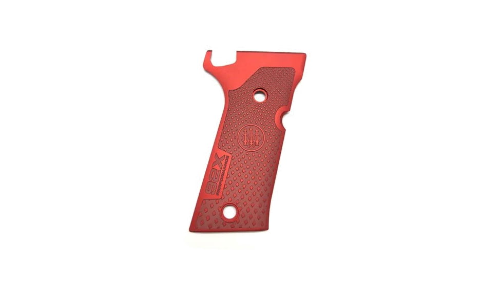 Beretta Aluminum Pistol Grip, 92X Performance, Red, E02862