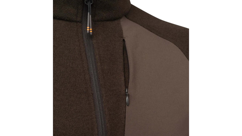 Beretta ABISKOHALF ZIP FLEECE BROWN BARK 3XL 9E8E6F57