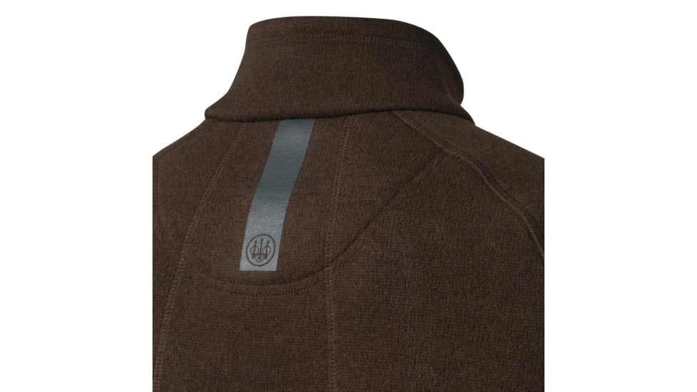 Beretta ABISKOHALF ZIP FLEECE BROWN BARK 3XL 9E8E6F57