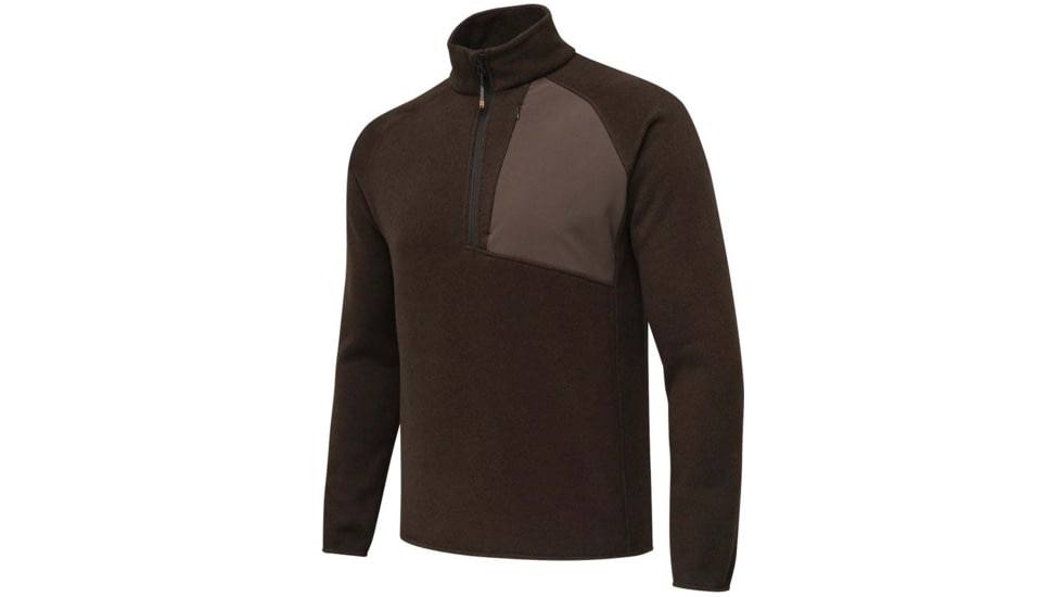 Beretta ABISKOHALF ZIP FLEECE BROWN BARK 3XL 9E8E6F57