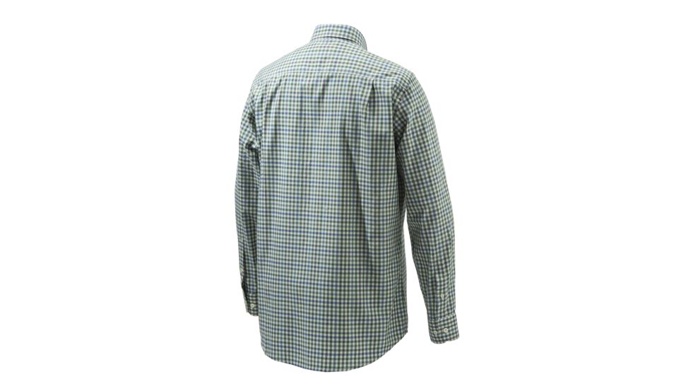 Beretta Classic Shirt, Light Beige Check, Extra Large, LU210T0707016CXL