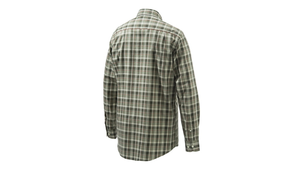Beretta Classic Shirt, Light &amp; Dark Green Fancy, Small, LU210T0707071RS