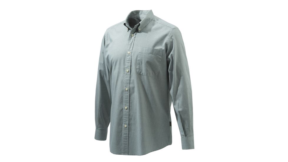 Beretta Classic Shirt, Green Fancy, Extra Large, LU210T0707076SXL